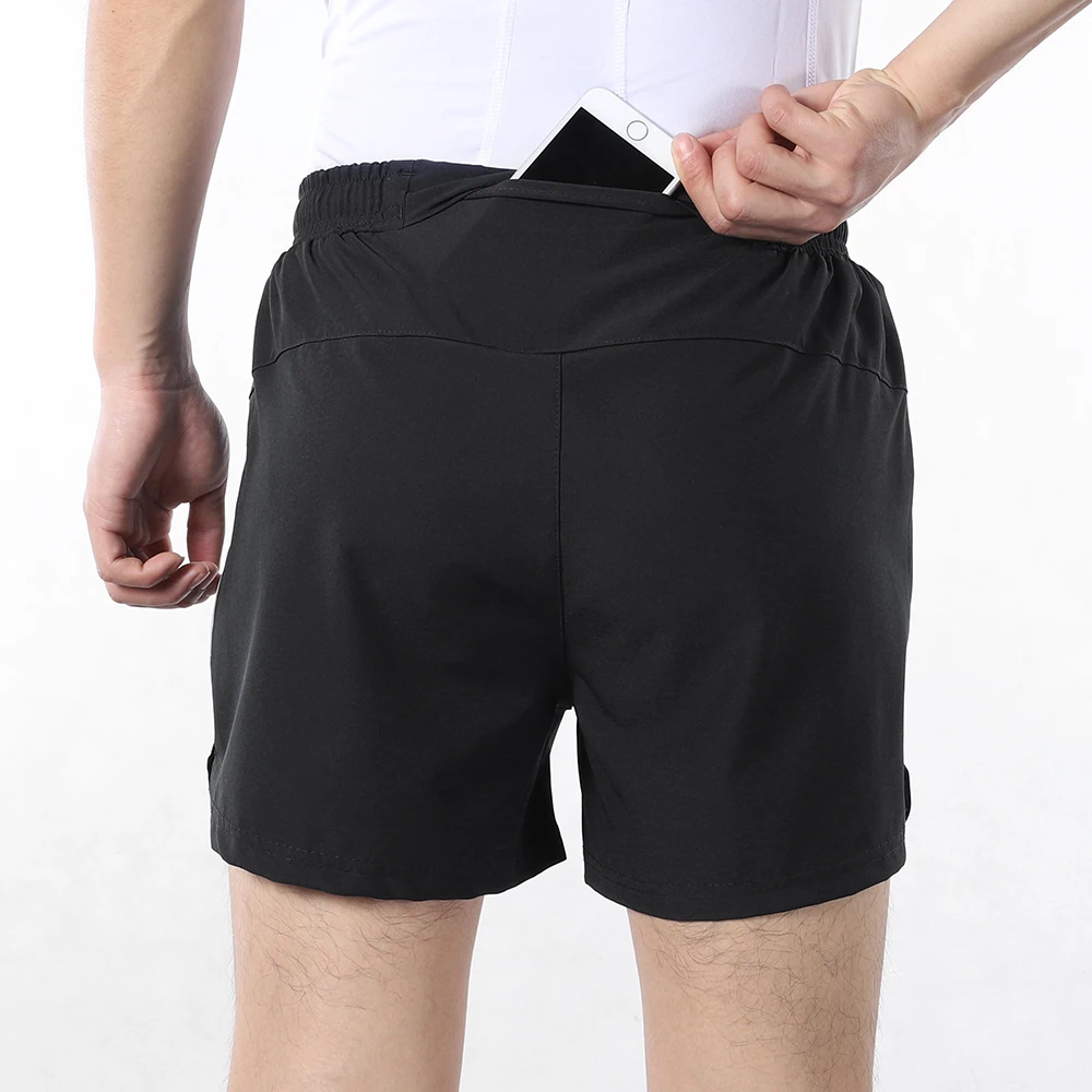 ARSUXEO Men's 3 Inch Running Shorts 2 In 1 Quick Dry Training Marathon Fitness Jogger Gym Sport Shorts With Pocket B206