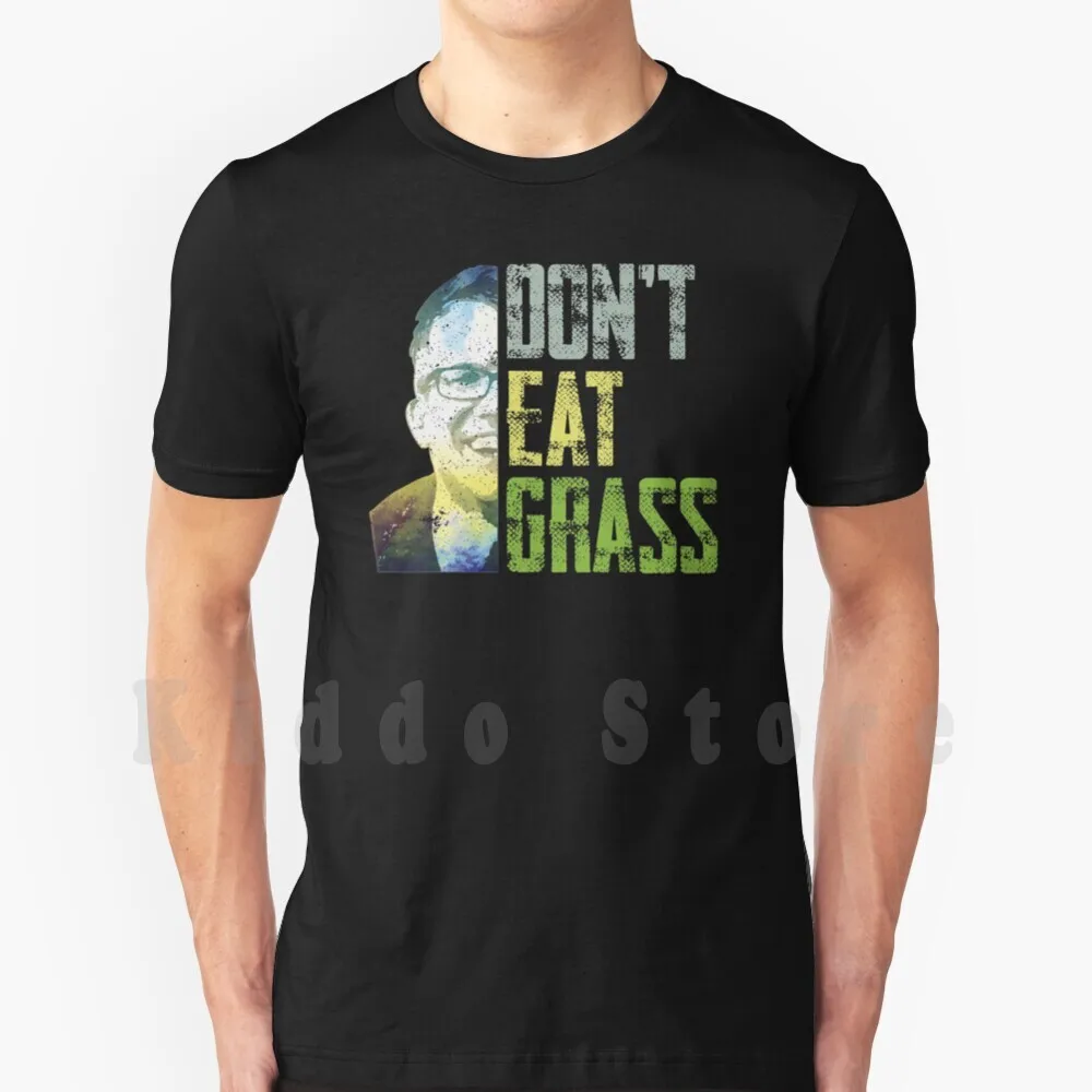 Dont Eat Grass Grunge Style T Shirt Print For Men Cotton New Cool Tee Dont Eat Grass Hank Green John Green Do Not Eat Grass