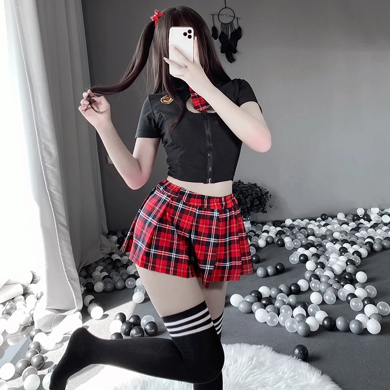 JK Uniform Sexy Women Underwear Japanese Kawaii School Girl Uniform Bra Set Cosplay Costumes Couple Sex Erotic Lingerie