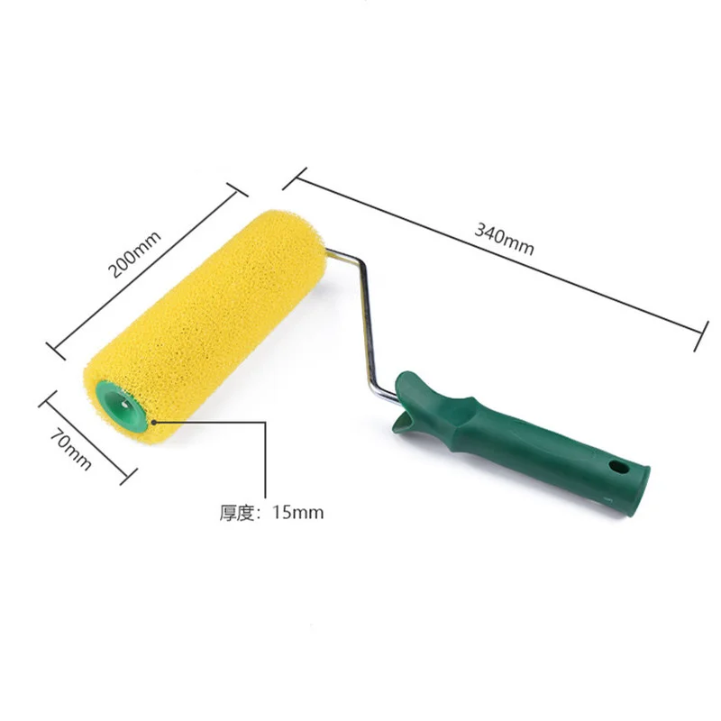 1pcs Multifunctional Paint Roller Brush Removable With Handle Polyester Sponge Brush Home Repair Wall Painting Decorative Tool