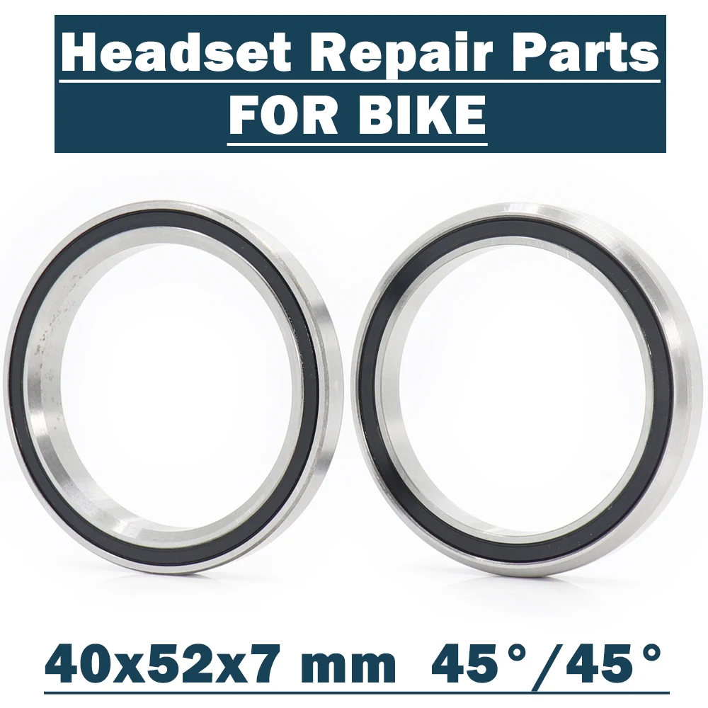 MH-P16 Bike Headset Bearings 40*52*7 mm 45/45 Degree ( 2 PCS ) ACB Road MTB Angular Contact Bicycle Bearing ACB4052 52 40 7