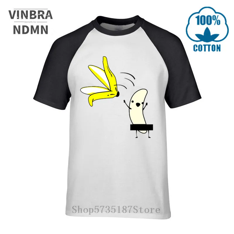 Parody Brand Humor Banana Striptease Kids T shirt men Funny Lets get Naked Banana T-shirt Short Sleeves O-neck Cotton Tee shirts