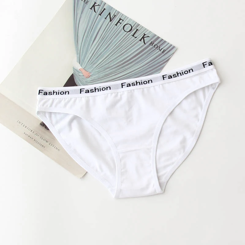 3Pcs Cotton Panties Female Underpants Fashion Women Briefs Underwear Sports Plus Size Lingerie Women\'s Intimates BANNIROU