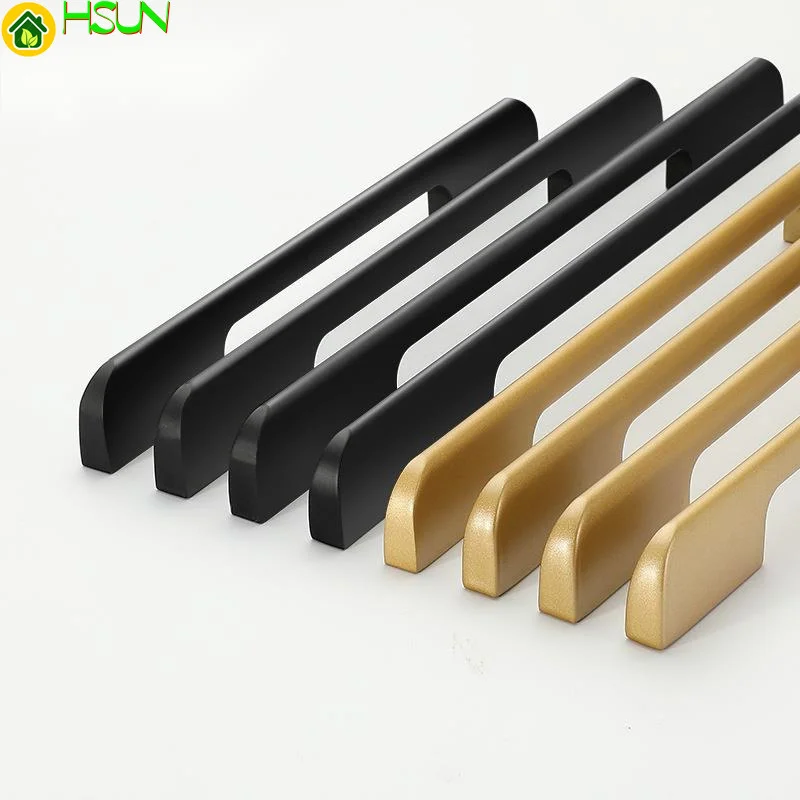 

solid black lengthening one meter cabinet long handle modern simple lengthening cabinet door handle