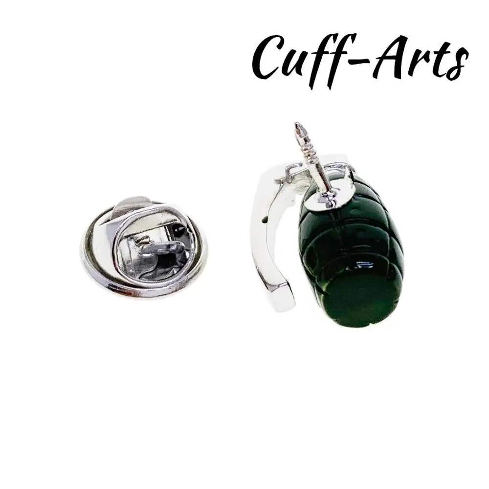 دبابيس طية صدر السترة للرجال ، شارات قنبلة خضراء ، دبابيس عصرية ، دبابيس جديدة ، أزرار أكمام P10386