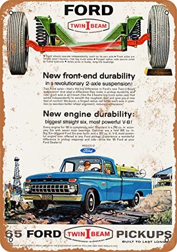 Metal Sign - 1965 Ford Pickup Trucks - Vintage Look 2Wall Decor for Cafe beer Bar Decoration Crafts