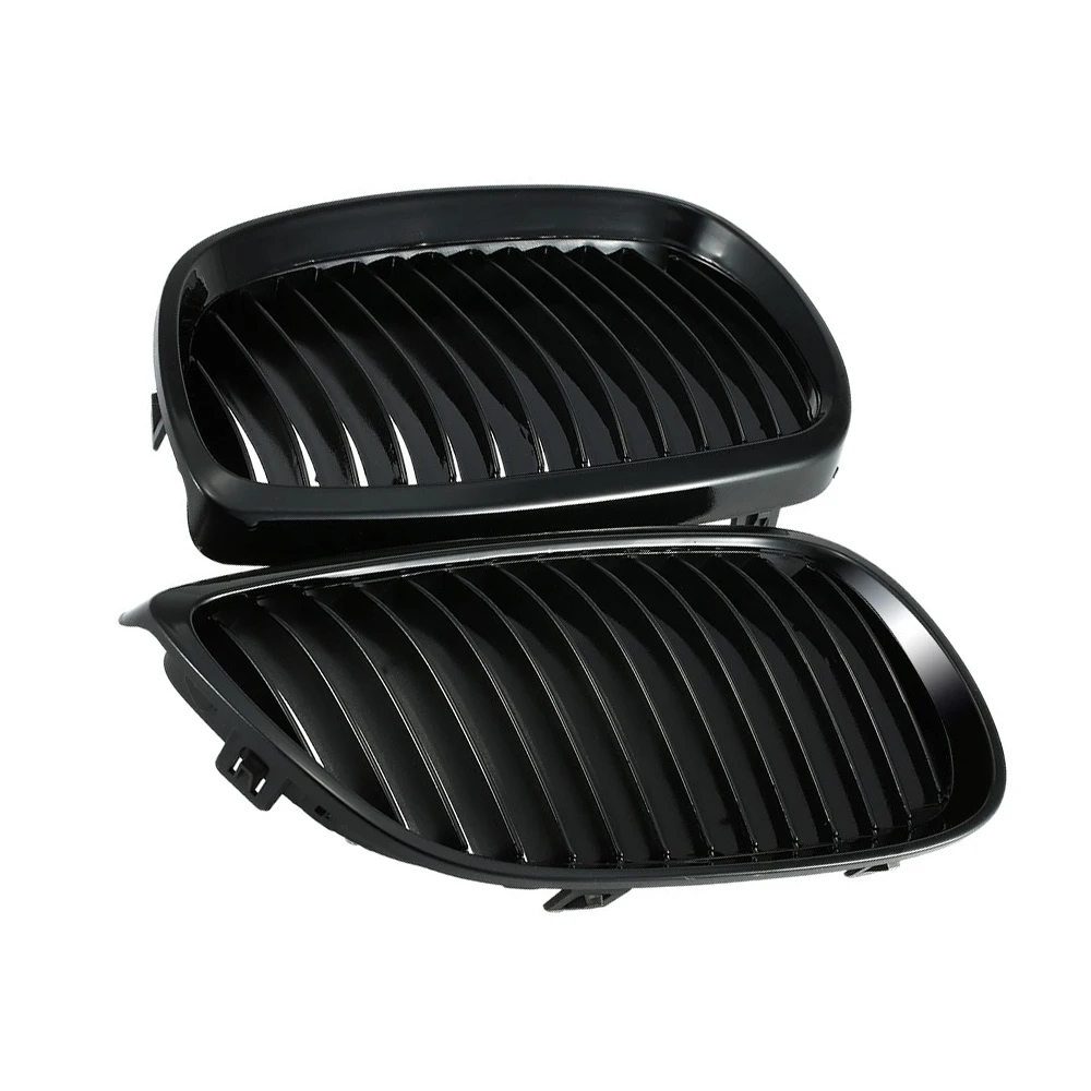 Car modified ABS plastic Trim Racing Grills bright black grille for BMW 3 Series E92 2006-2009