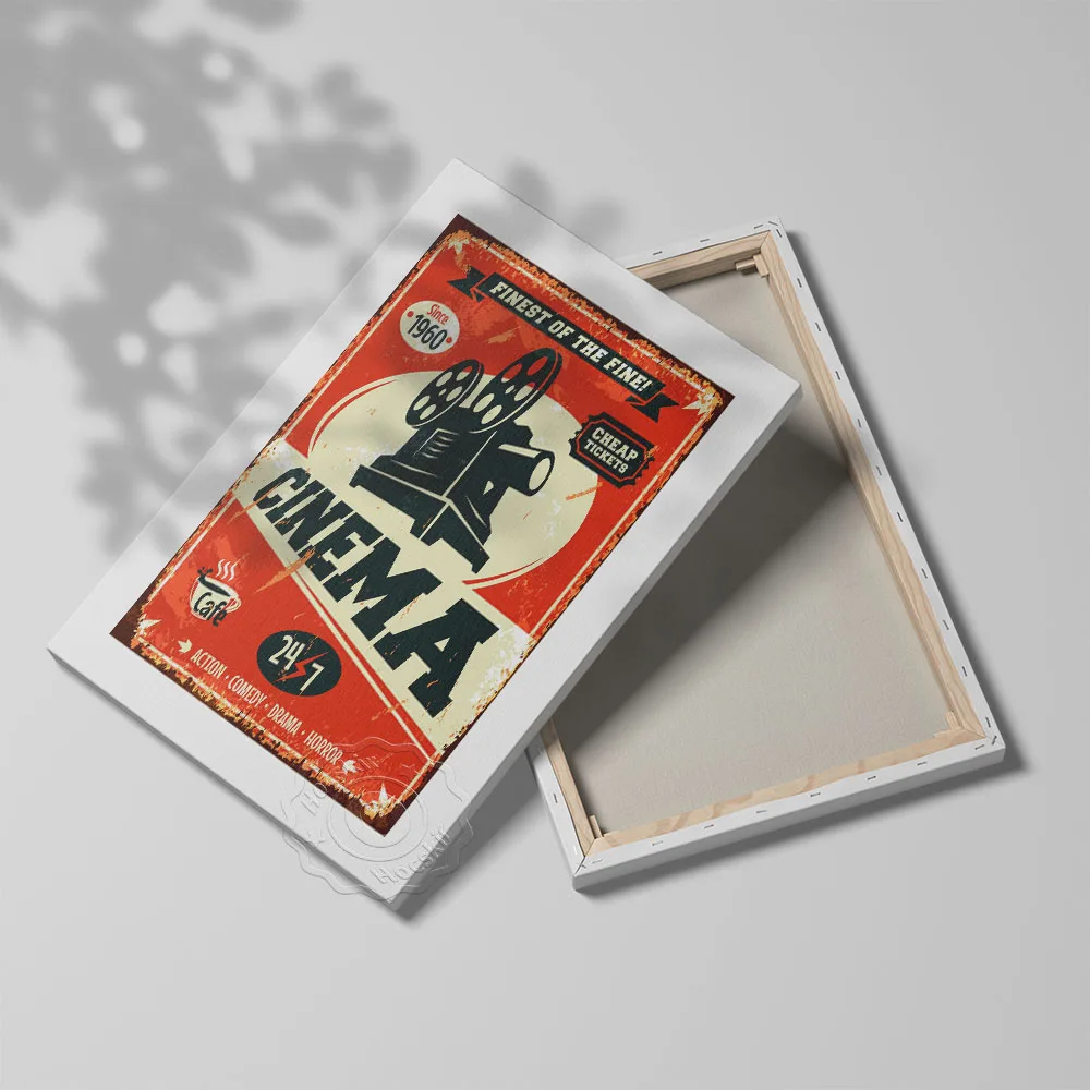 Finest Of The Fine Action Comedy Drama Horror Propaganda Poster, Cheap Tickets Advertisement Prints, Vintage Art Cinema Mural