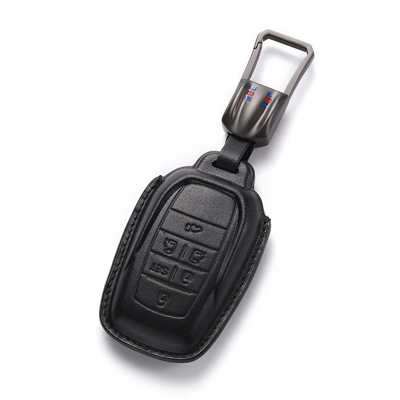 Genuine Leather Car Remote Key Case Cover For Toyota Alphard VELLFIRE PREVIA