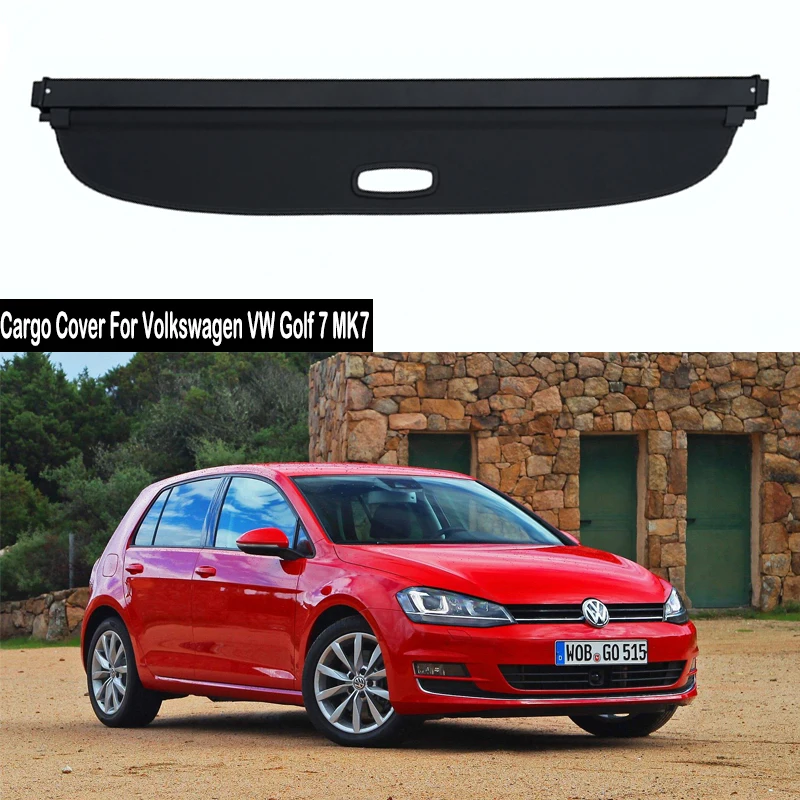 

Rear Cargo Cover For Volkswagen VW Golf 7 MK7 2014-2021 privacy Trunk Screen Security Shield shade Accessories