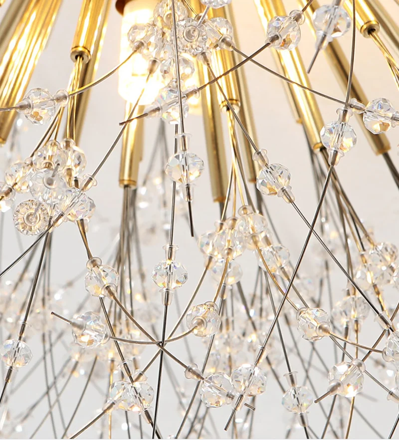 

Post-modern tree branch chandelier firefly light Nordic Ceiling chandelier creative luxury restaurant bar flush mount light