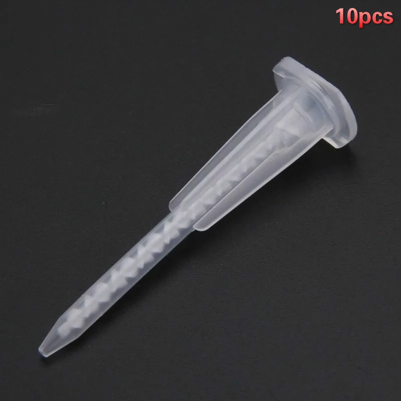 10 pz AB colla statica bocca ugelli di miscelazione tubo resina colla adesivo miscelatore tubo strumenti per pistole per calafataggio AB pistola per colla