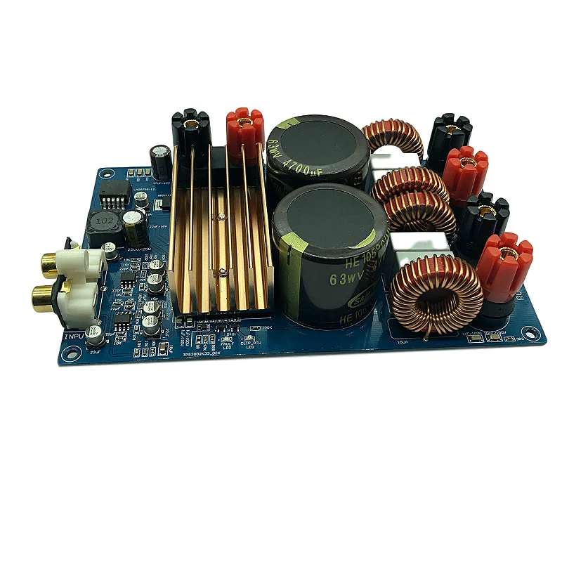 

2.0 Digital amplifier board DC50V Strong high power TPA3255 300W + 300W Class D audio Digital Amplifier Board