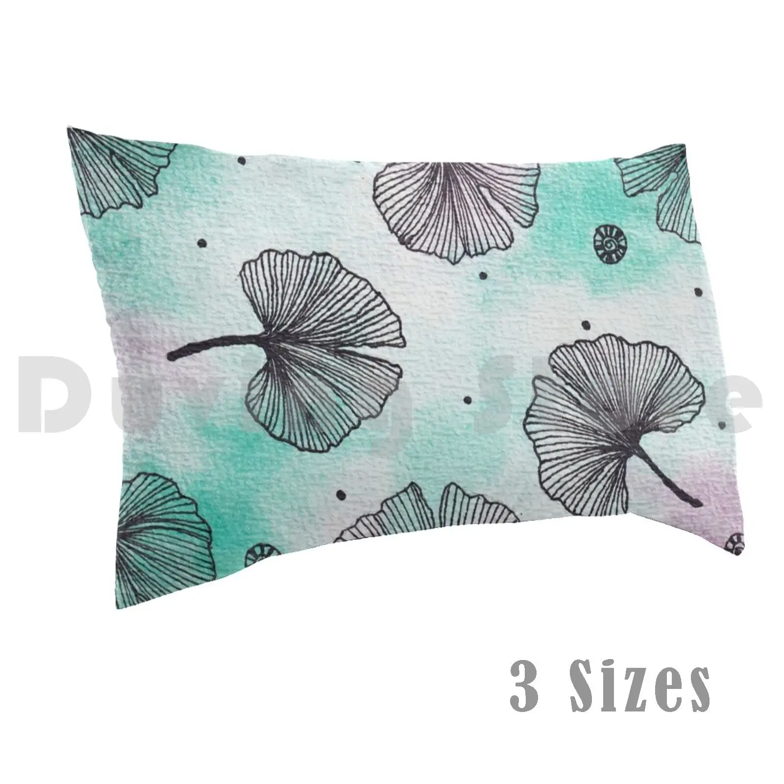 Funda de almohada con hojas de Ginkgo Biloba, 20x30 pulgadas, hojas de Ginkgo, Ginkgo Biloba Ginko