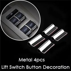 For Ford Focus 2 Focus 3 Fiesta Ecosport KUGA S-MAX Car Styling Windows Control Lift Switch Button Trim Sticker Auto Accessories