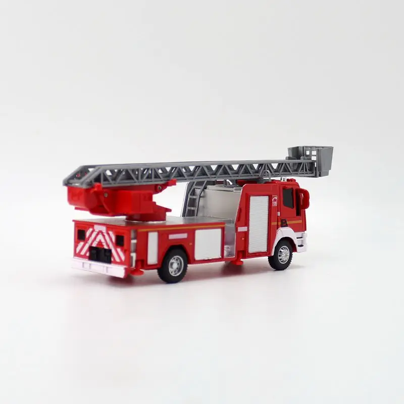 Camion de pompiers échelle en alliage 1:50, camion-citerne d'eau jouets, cadeaux d'emballage d'origine de haute qualité, livraison gratuite