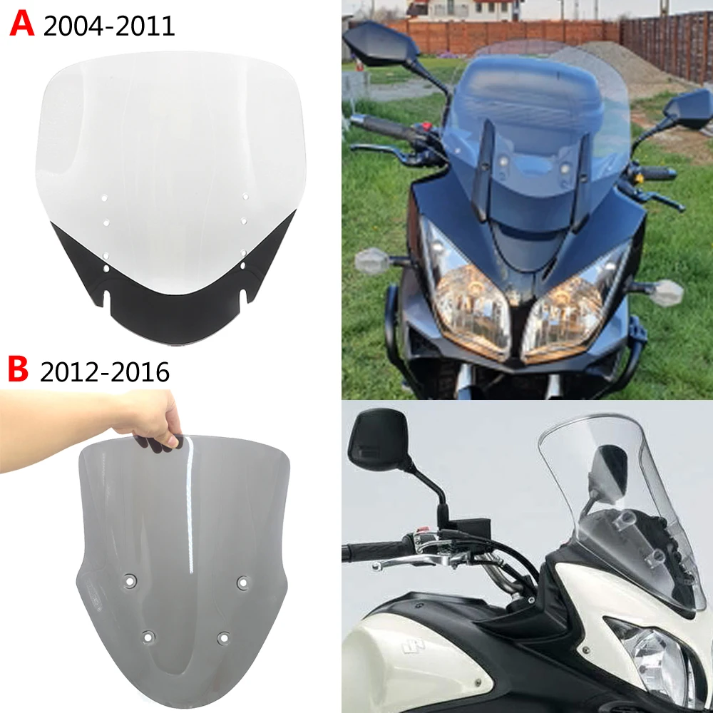 DL650 DL1000 Motorcycle Windscreen Windshield High Quality For Suzuki Vstrom V-strom DL 650 1000 2006 - 2009