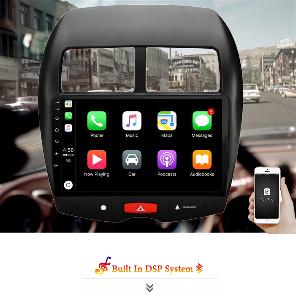 

Android 14.0 Car Radio Stereo For Mitsubishi Asx 2010 - 2017 Auto GPS Navigation Video Audio Tape Recorder DVD Cassette Carplay
