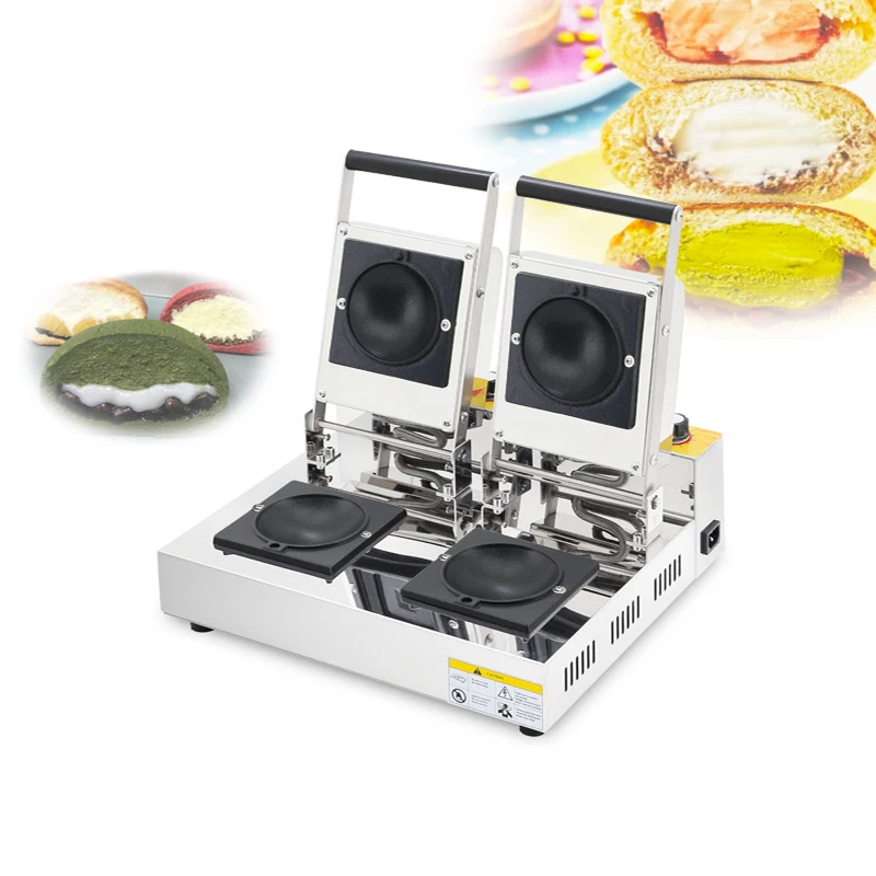 상업용 아이스크림 함부르크 머신, 더블 헤드 케이크 채우기, 거리 간식, 서양 레스토랑 장비, 홈 캐주얼 패스트 푸드