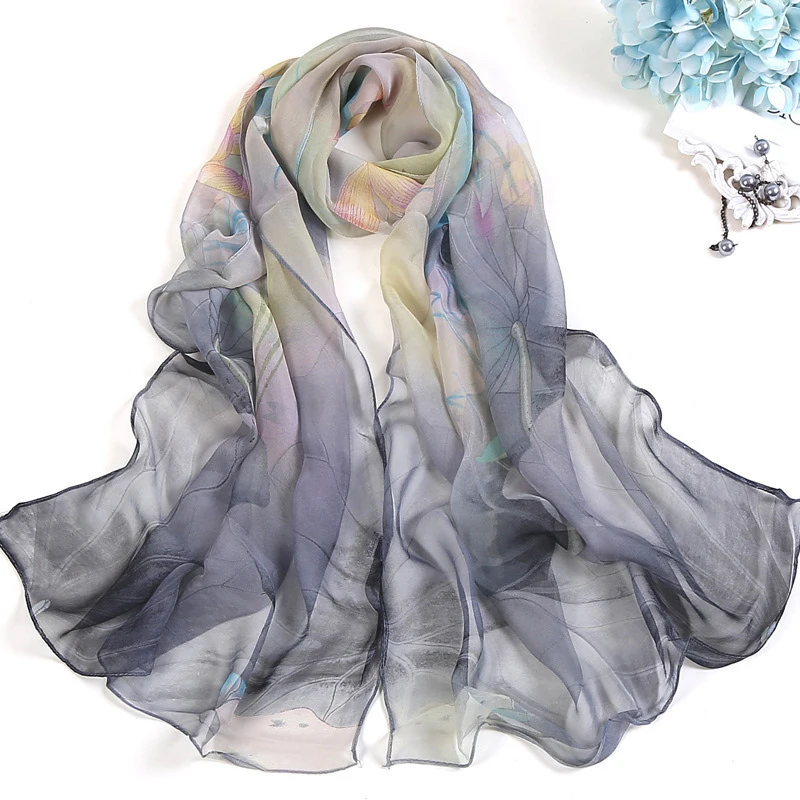 Foulard de Plage à Imprimé Floral pour Femme, Châle Long et Doux, Assressentià Tout, Protection Solaire, Hijab, Printemps Été