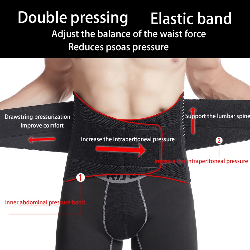 New Adjustable Waist Support Belt Back Waist Trainer Trimmer Back Lumbar Support Belt Medical Waist Orthopedic Brace Posture