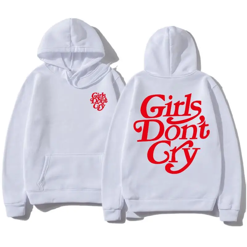 2020 Autumn Winter Hip Hop Girls Don\'t Cry Hoodies Men Women Sweatshirts Fleece Oversized Hoody Teen Couple Clothing Coat