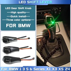 Ledギアノブシフターbmw 1 3 5 6シリーズE90 E60 E46 85 E86 E39 E53 E92 E87 E93 E83 X1 X3 Z4 E89車アクセサリー