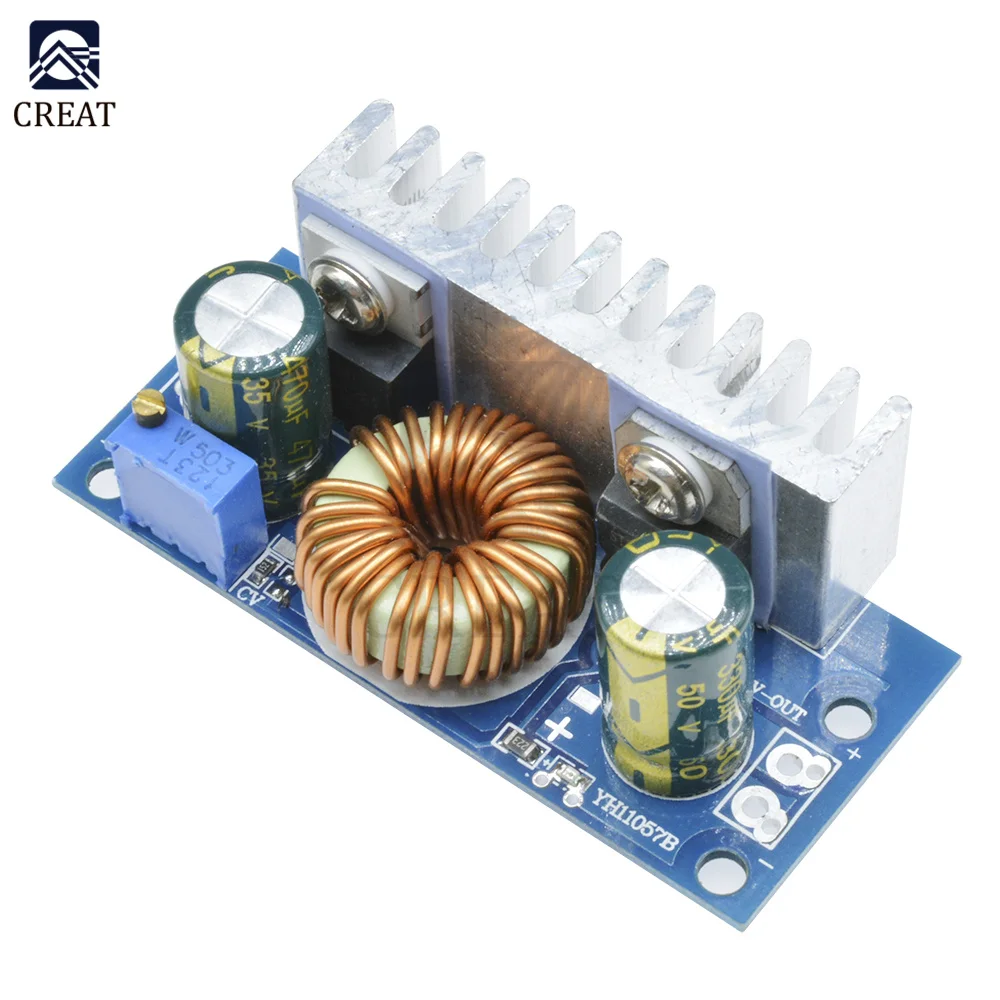 DC-DC DC 4.5V-32V to DC 5-42V 6A Step Up Boost Converter Power Supply Module Non-isolated Short Circuit Protection