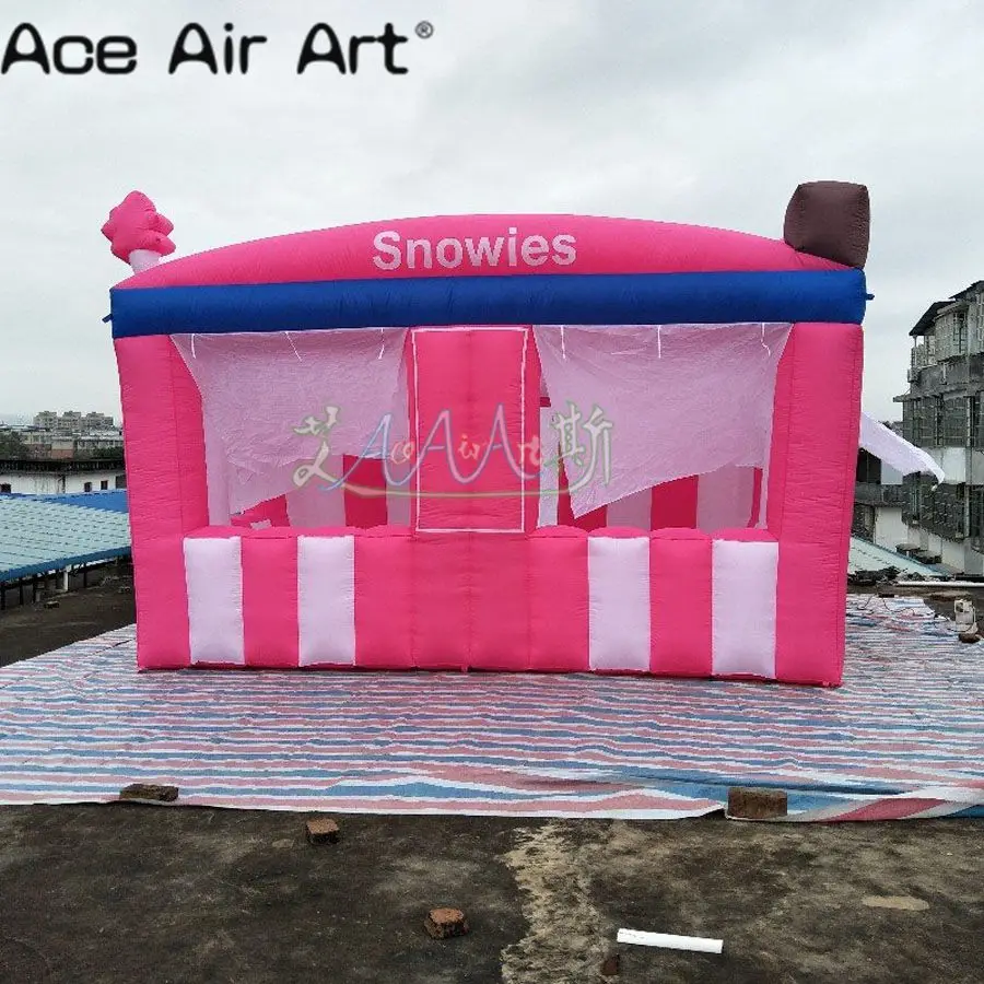 

Custom Inflatable Candy Floss Booth Concession Booth Model for Selling Candies in Parks