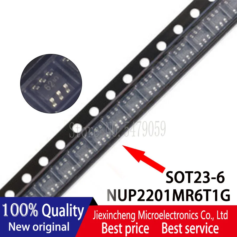 20Pcs NUP2201MR6T1G 62 NUP2201 NUP4201MR6T1G 63 NUP4201 NUP4301MR6T1G 64 NUP4301 NUP2105LT1G 27E NUP2105L SOT23 Nieuwe Originele