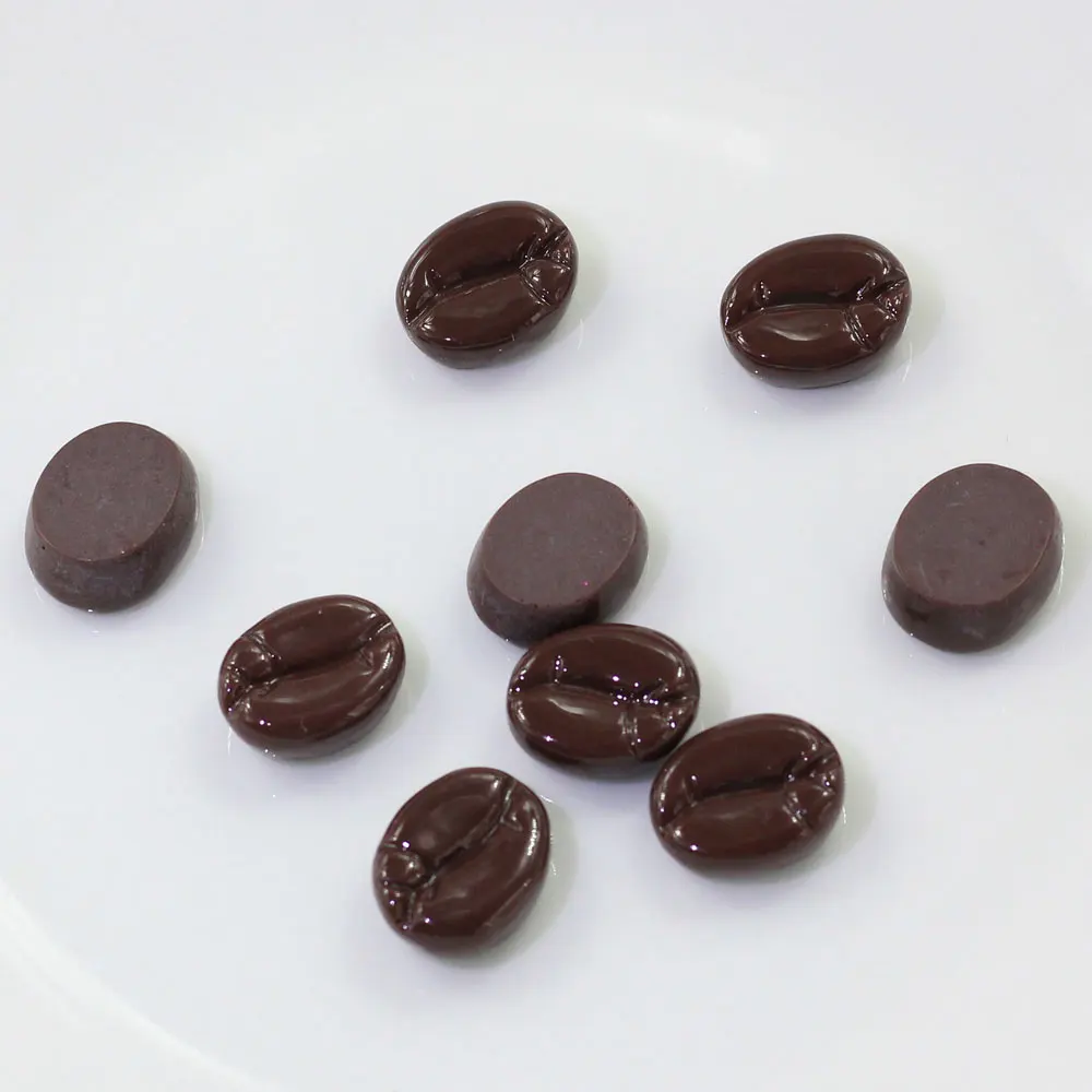 3D Coffee Beans Simulated Charms, Resin Addition, DIY Accessories, Beads Making Supplies, Scrapbooking