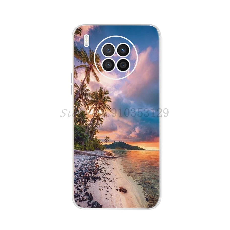 For Honor 50 Lite Case Cute Cover For Huawei Nova 8i 8 i Phone Case 2021 Soft Bumper For Nova8i NEN-L22 Honor50 Lite Funda Coque