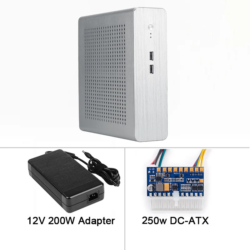 RGeek G60 Mini ITX Desktop Case with PSU