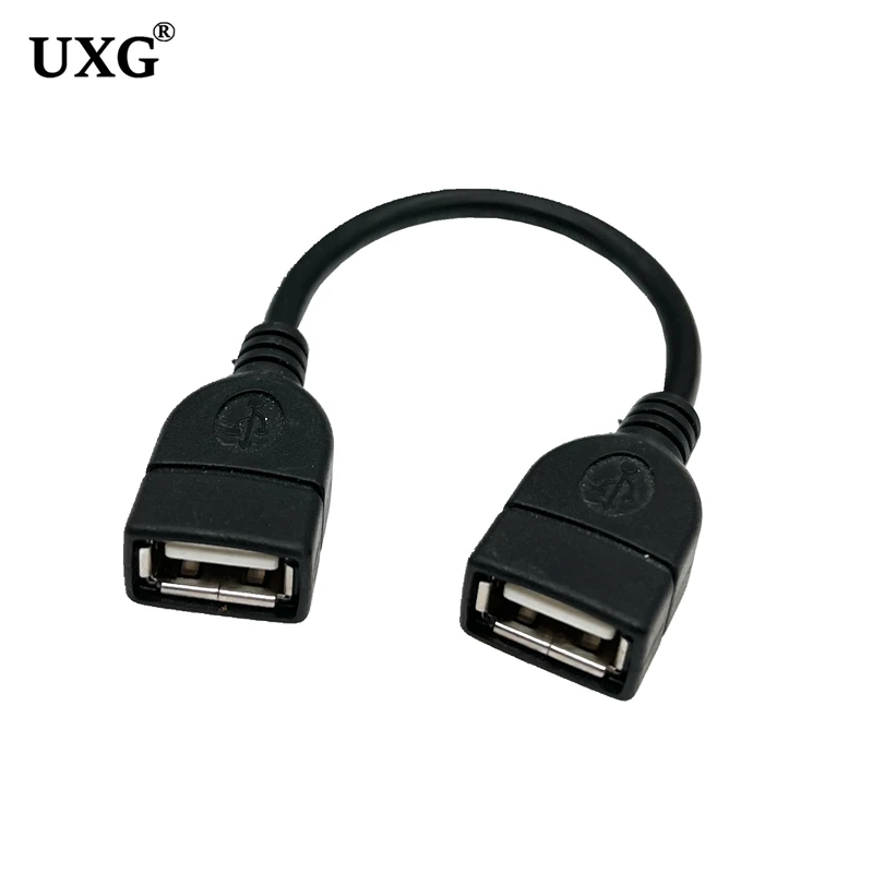 0.15M USB Cable USB 2.0 Female to Female Charging Data Transmission line Pair wiring Cable Cord 15cm