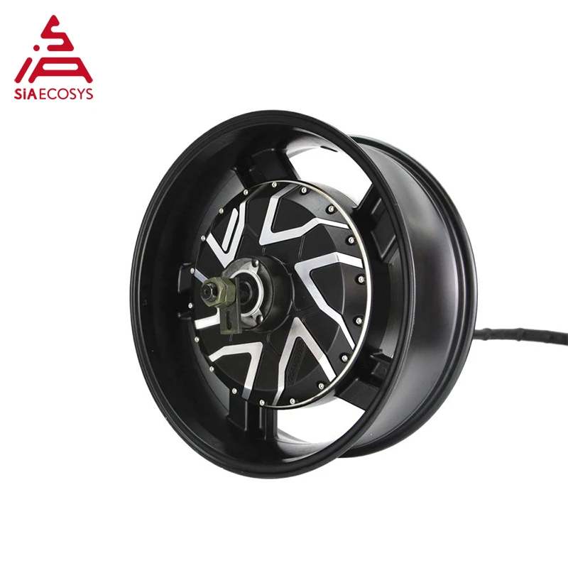 QS Motor17X 6,0 zoll 12000W V4 96V 157kph Peak 30000W hub Motor für High Power elektrische motorrad