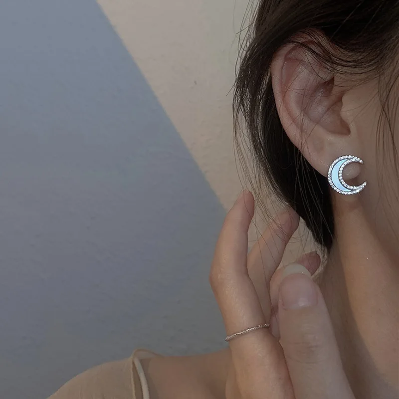 LIVVY-Boucles d'Oreilles en Argent pour Femme, Bijoux Faits à la Main, Style Rétro, Français, Romantique