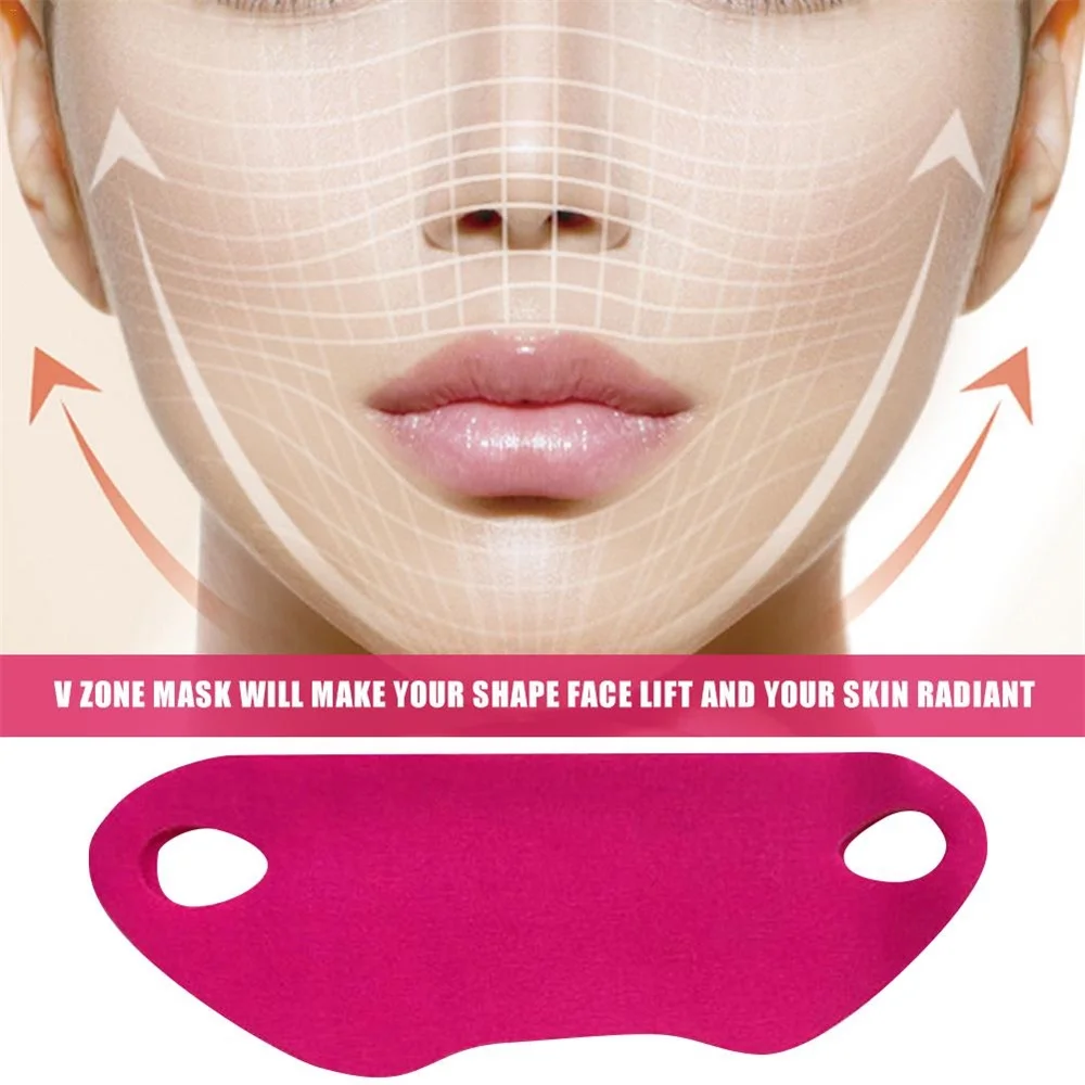 V Shape Mask Face Firming Mask Massage Chin facial  Lifting Mask Wrinkle Shaper V Line Mask Slimming Beauty Skin Care Tool Lady