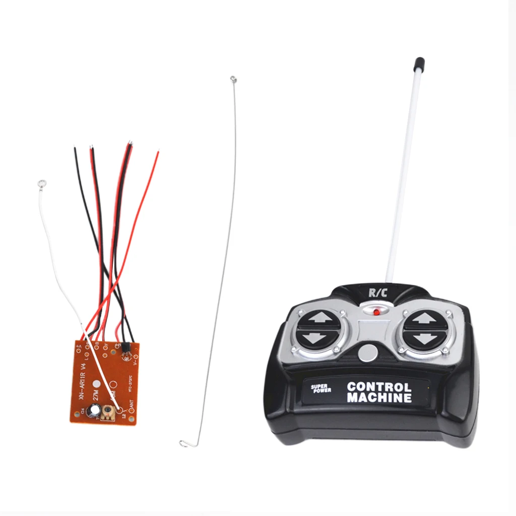 27MHZ Remote Control Circuit Board + Remote Control, RC Replacement Parts