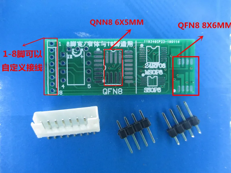 Qfn8 Wson8 SOP16 Tsssop8 809f / H Simple Programmer Burning Seat Sub Welding Seat / Plate