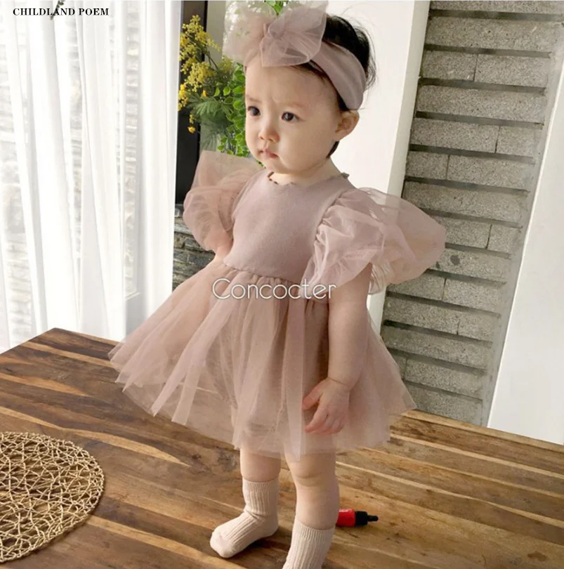 

Baby Girls Dress Newborn Princess Baby Dress For Girl 1st Birthday Party Wedding Infant Baby Girl Clothes Cotton Baptism Dress