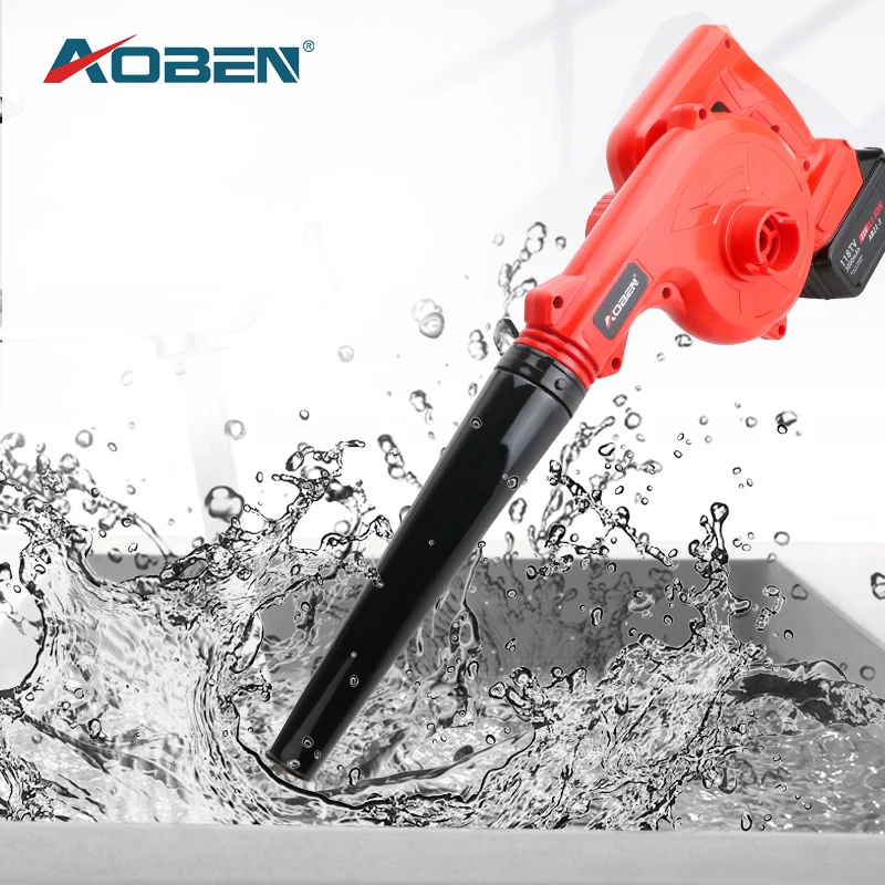 AOBEN 21V Cordless Electric Air Blower Blowing and Vacuum Dual Use Wireless Blower Computer Dust Collector Car Vacuum Cleaner