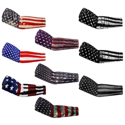 USA Flag High Quality Cooling Arm Sleeves Compression Sleeves Wholesale