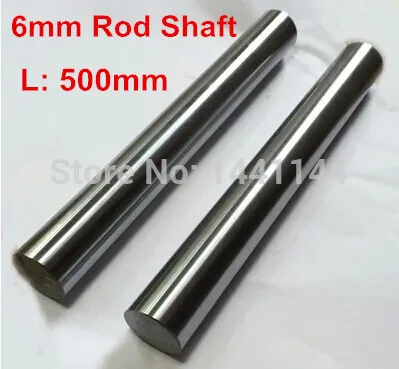 

4pcs linear shaft 6mm diameter 500mm long harden linear rod round shaft chrome plated