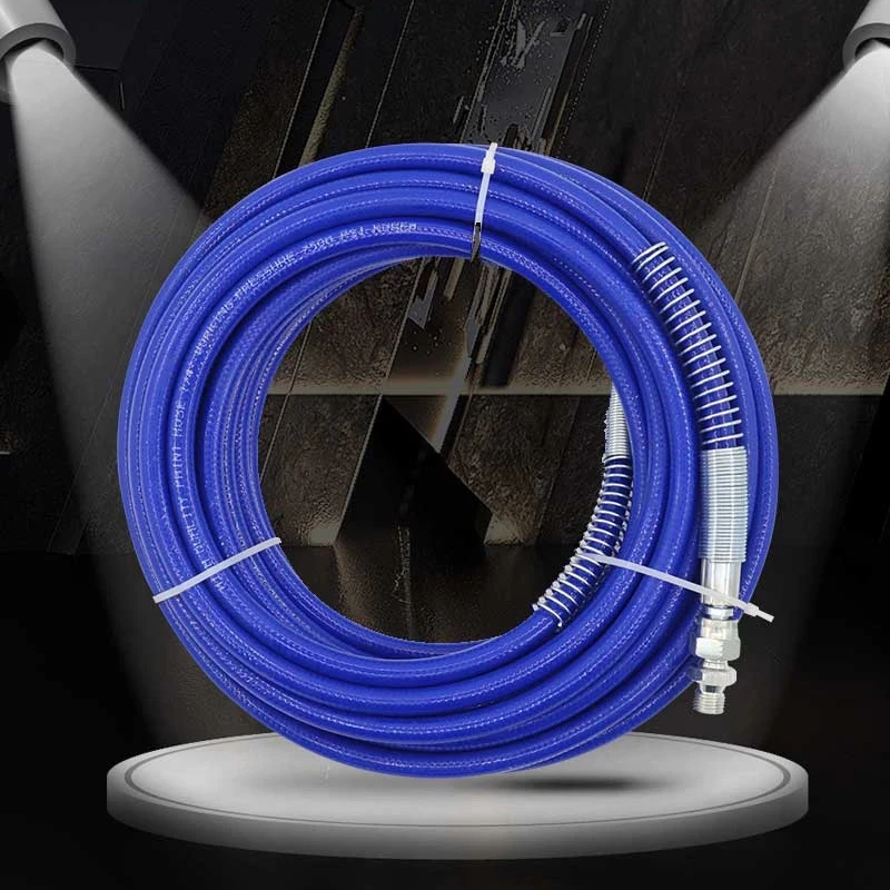 Mangueira de alta pressão da descarga da tubulação do fio de aço dos acessórios do putty da pintura do látex do revestimento da máquina de pulverizador de alta pressão de jiewer