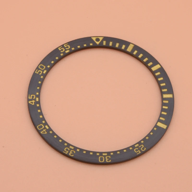38*31.6mm Mod SKX007 Steel Bezel Insert Fit NH35 NH36 Case With Steel Bezel Ring Multi-color SKX Bezel Parts