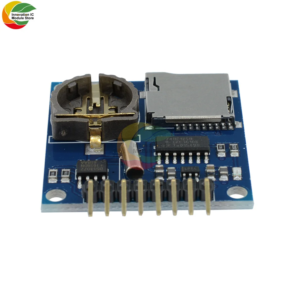 Mini DS1307 V1.0 Real Time Clock Logger Data Logger modulo di espansione Micro Slot per schede di memoria per Arduino per Raspberry Pi 3.3V