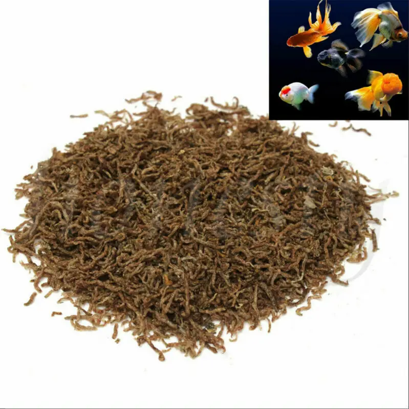 10grams Freeze Dried Blood Worm Fresh Tropical Fish Discus Food Feeding