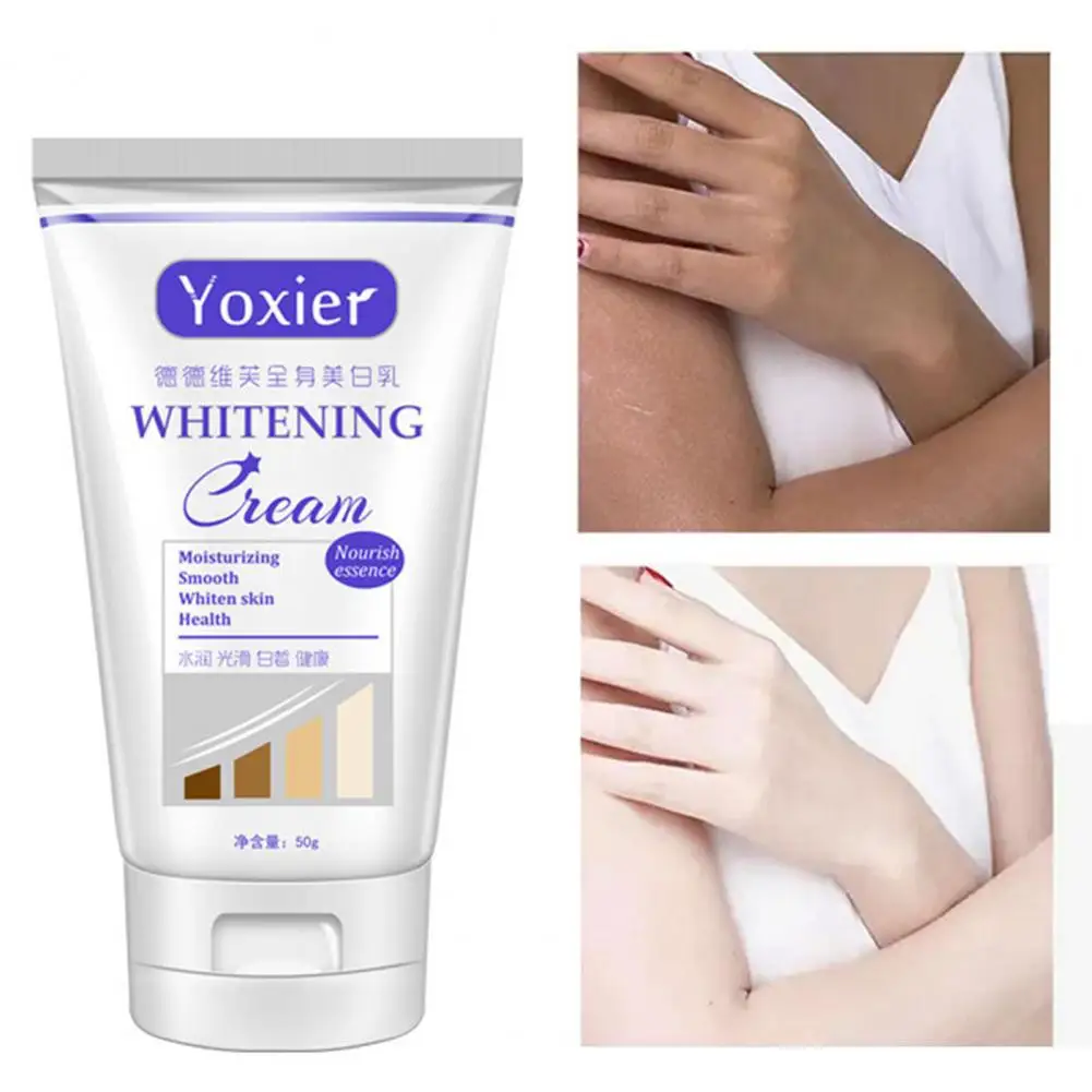 Yoxier Whitening Cream Moisturizing Nourish Repair Improve Arm Armpit Ankles Elbow Knee Body Dull Brighten Arbutin Skin Care 50g