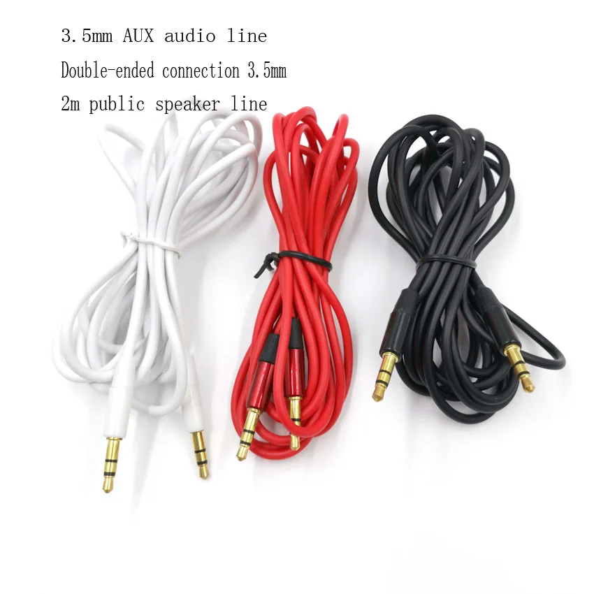 3.5mm kabel Audio Jack Aux z męskiego na męskie kabel samochodowy Aux pozłacanych kabel pomocniczy do samochodów/telefonów iphone/odtwarzaczy