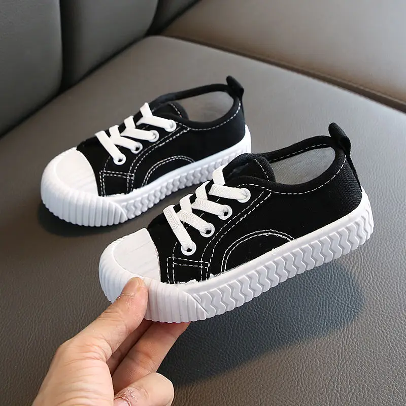 Baby shoes yellow sneakers fashion kids flat casual shoe canvas girls sport shoes boy vulcanize shoes